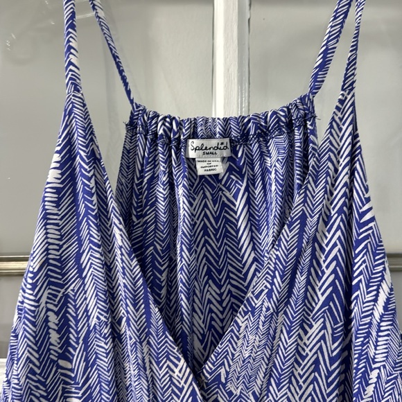 Splendid Printed Sleeveless Jumpsuit - Picture 2 of 3